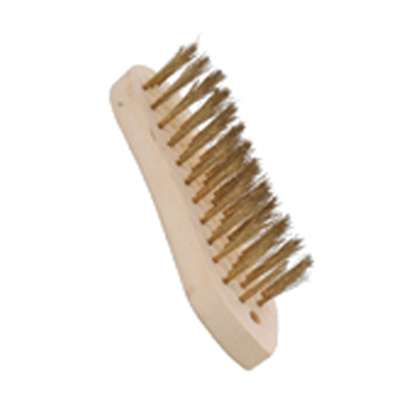 Cepillo de alambre de acero en forma de maní