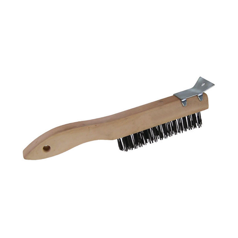 Cepillos de alambre de madera